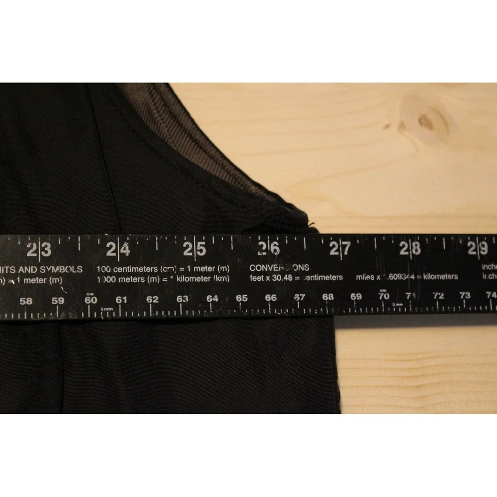 Michael Bogner Vest Mens XL Black Utility Multi-Pocket Full Zip Button Gorpcore